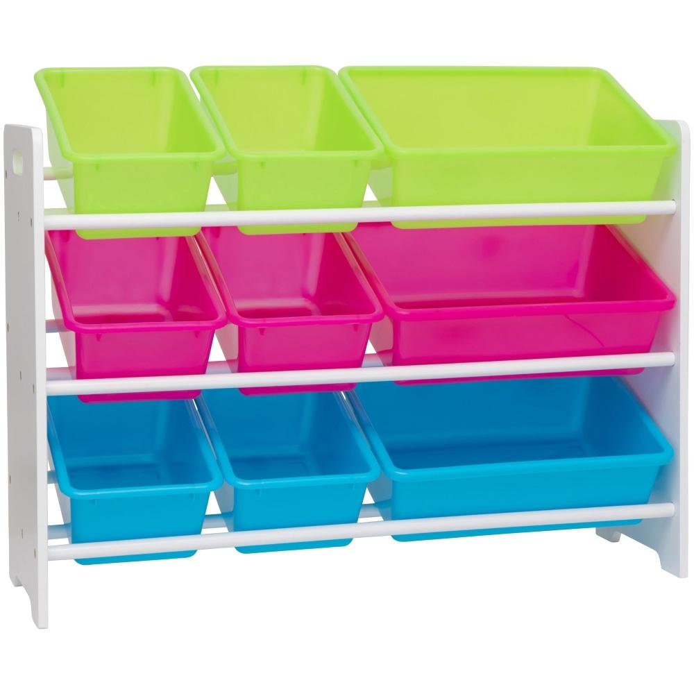 Lotus Kids 9-Bins Toys Organizer Unit Storage Rack Furniture Fast shipping On sale