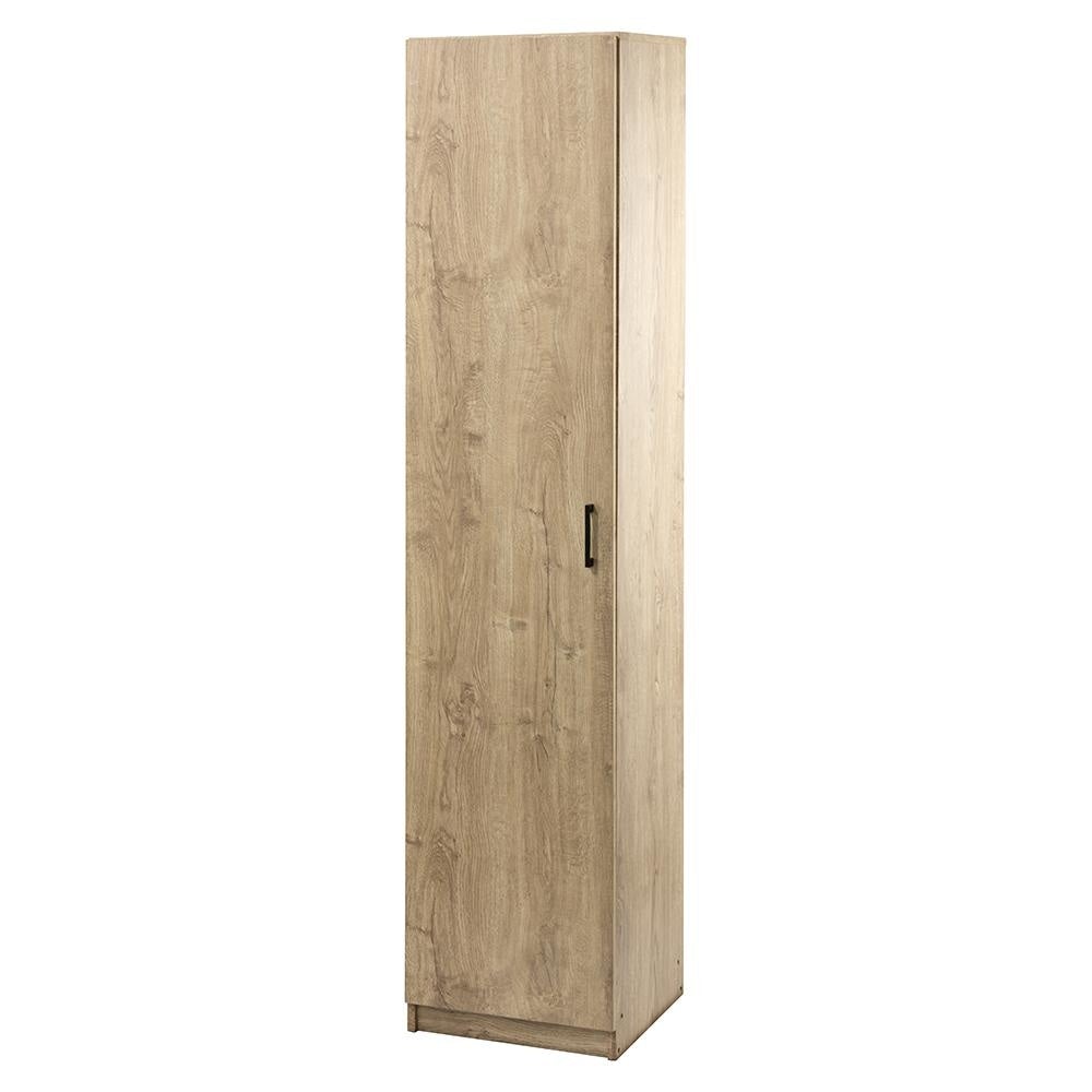 Lovisa Scandinavian Single Door Multipurpose Cupboard Storage Cabinet - Oak Fast shipping On sale