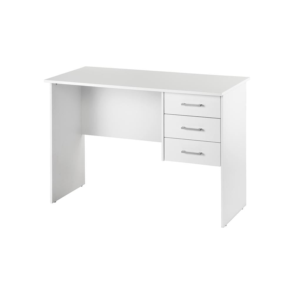 Lovisa Study Writing Home Office Desk W/ 3 - Drawers - White Fast shipping On sale