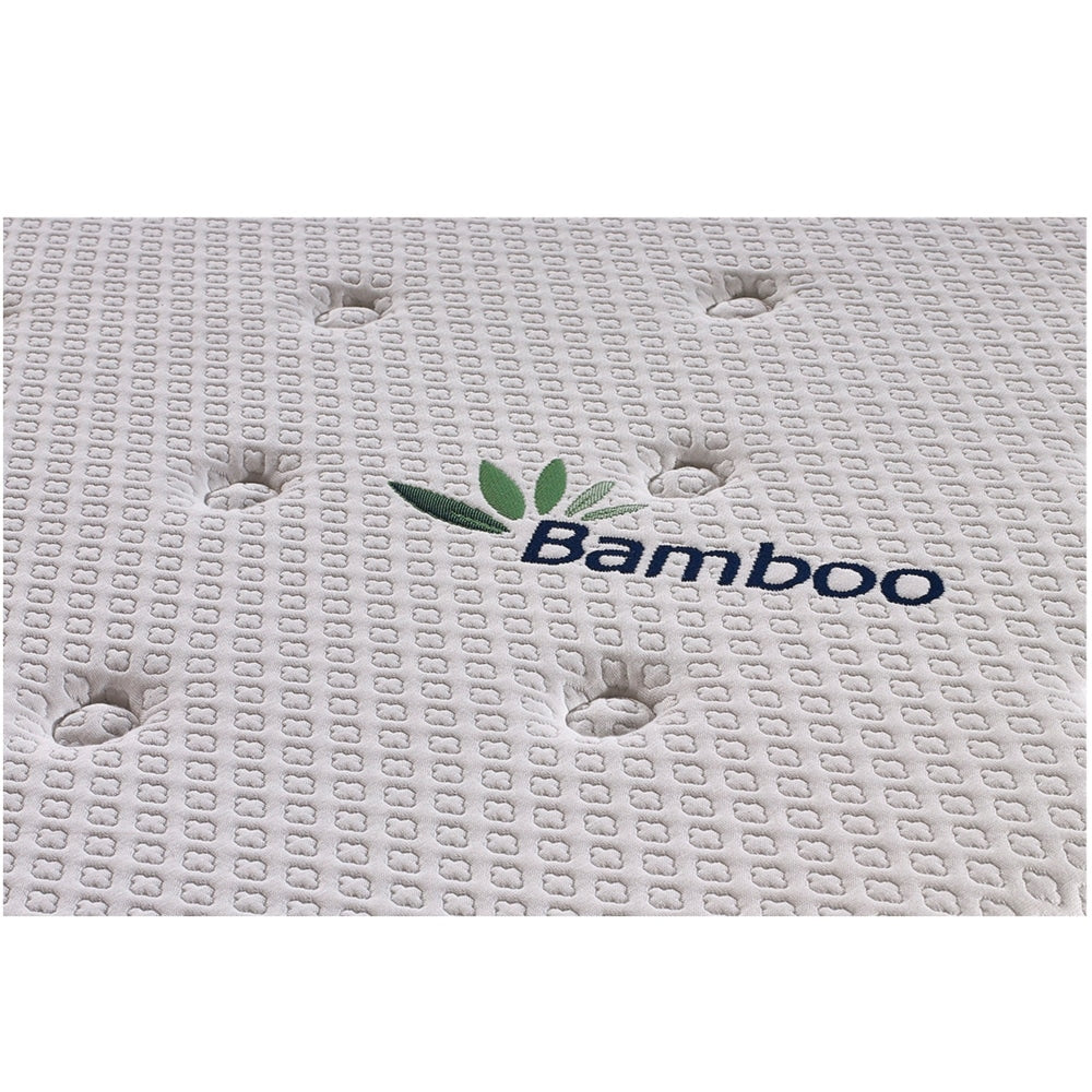 Euro Top Pocket Spring Bamboo Fabric Memory Foam Mattress - Queen Fast shipping On sale
