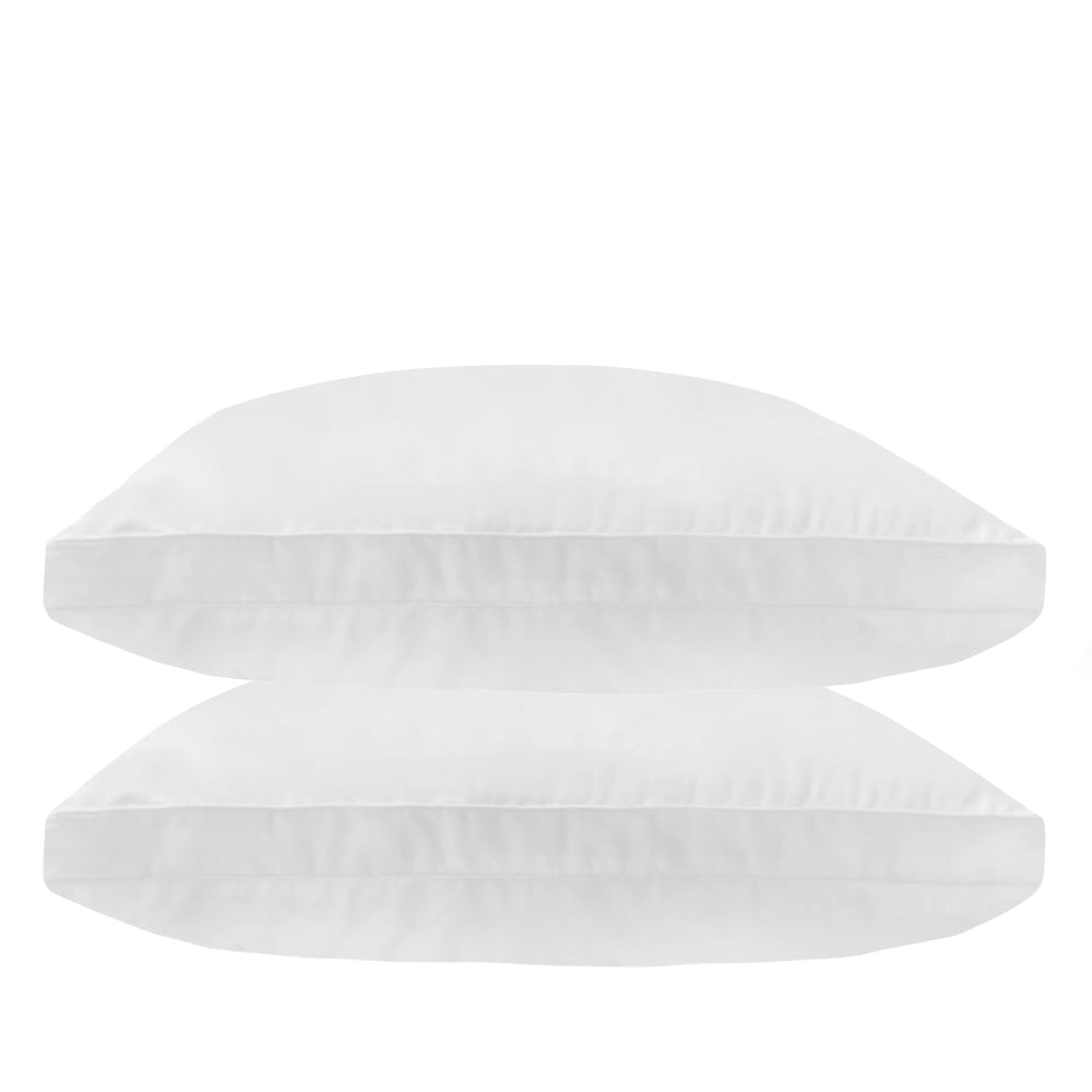 Luxury - Bamboo Gusset Pillow - Twin Pack Fast shipping On sale