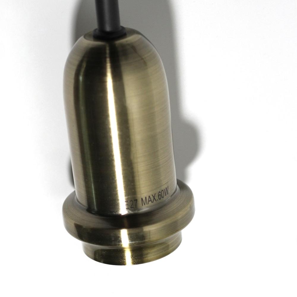 Lynsey Modern Elegant Pendant Lamp Ceiling Light - Black & Antique Brass Fast shipping On sale