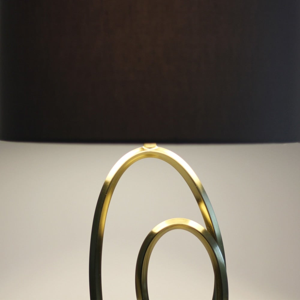 Madame Modern Elegant Table Lamp Desk Light - Brass & Grey Fast shipping On sale