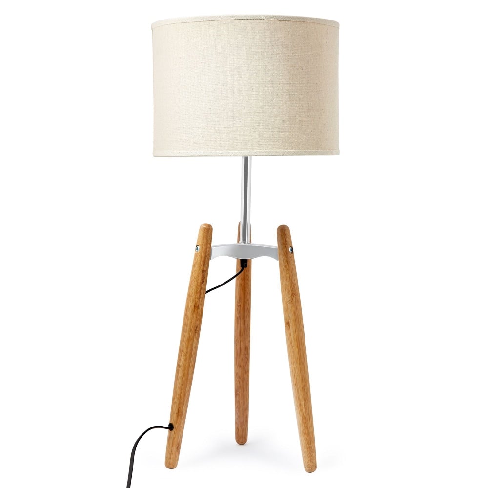 Madison Classic Tripod Table Lamp - Natural Floor Fast shipping On sale