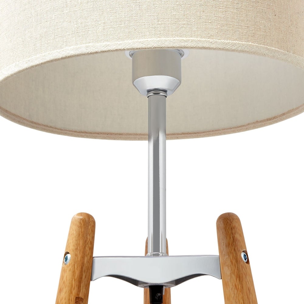 Madison Classic Tripod Table Lamp - Natural Floor Fast shipping On sale