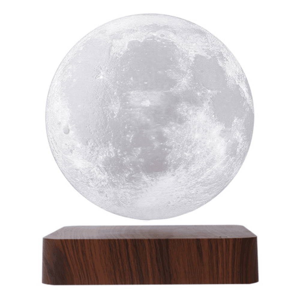 Magnetic Levitating 3D Moon Lamp LED light Desk Night - Dark Brown Table Fast shipping On sale