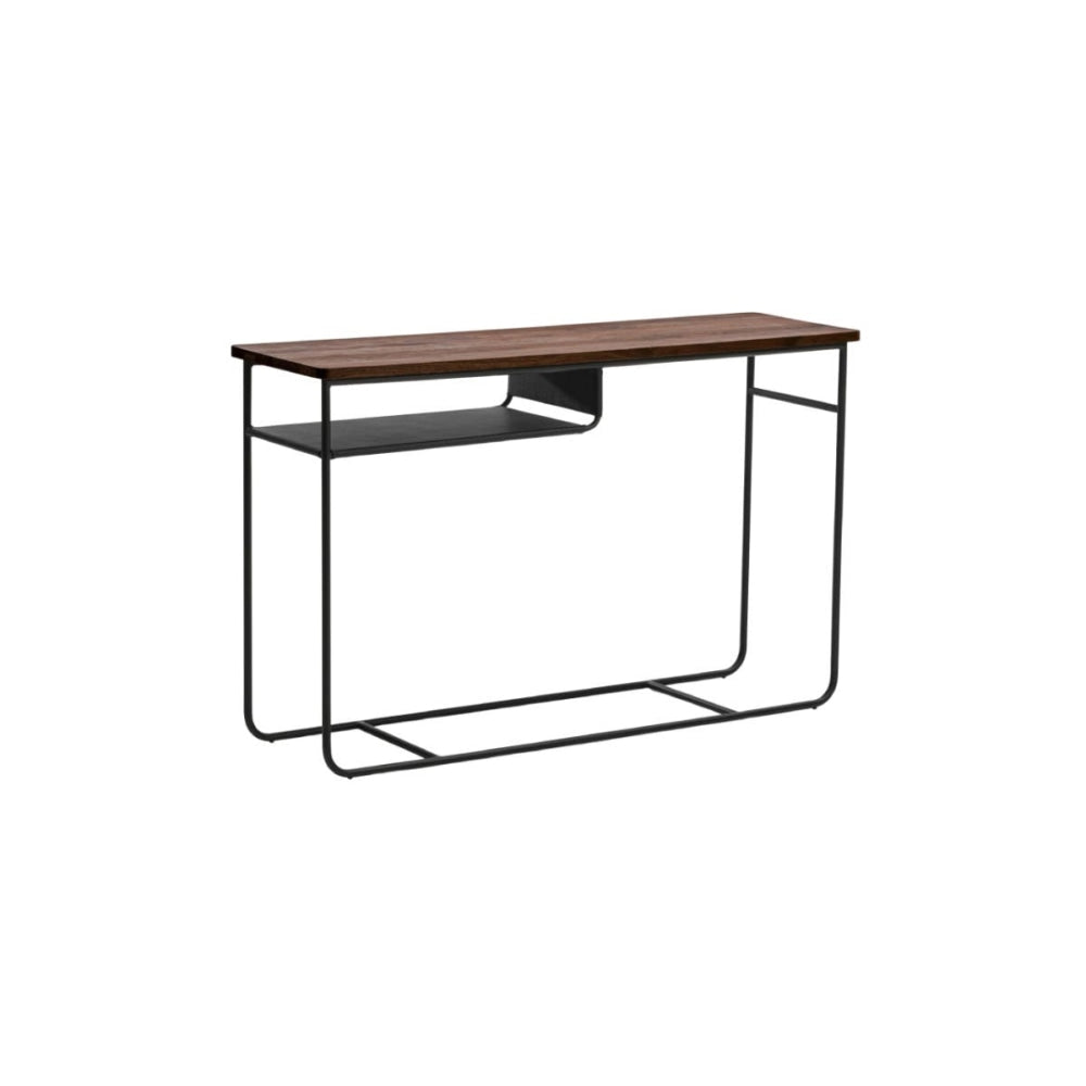 Mallory Hallway Console Hall Table W/ Storage Shelf - Walnut Fast shipping On sale