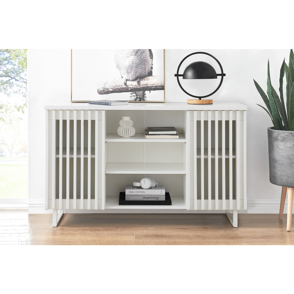 Momentous Living Manila Buffet Unit Sideboard Storage White