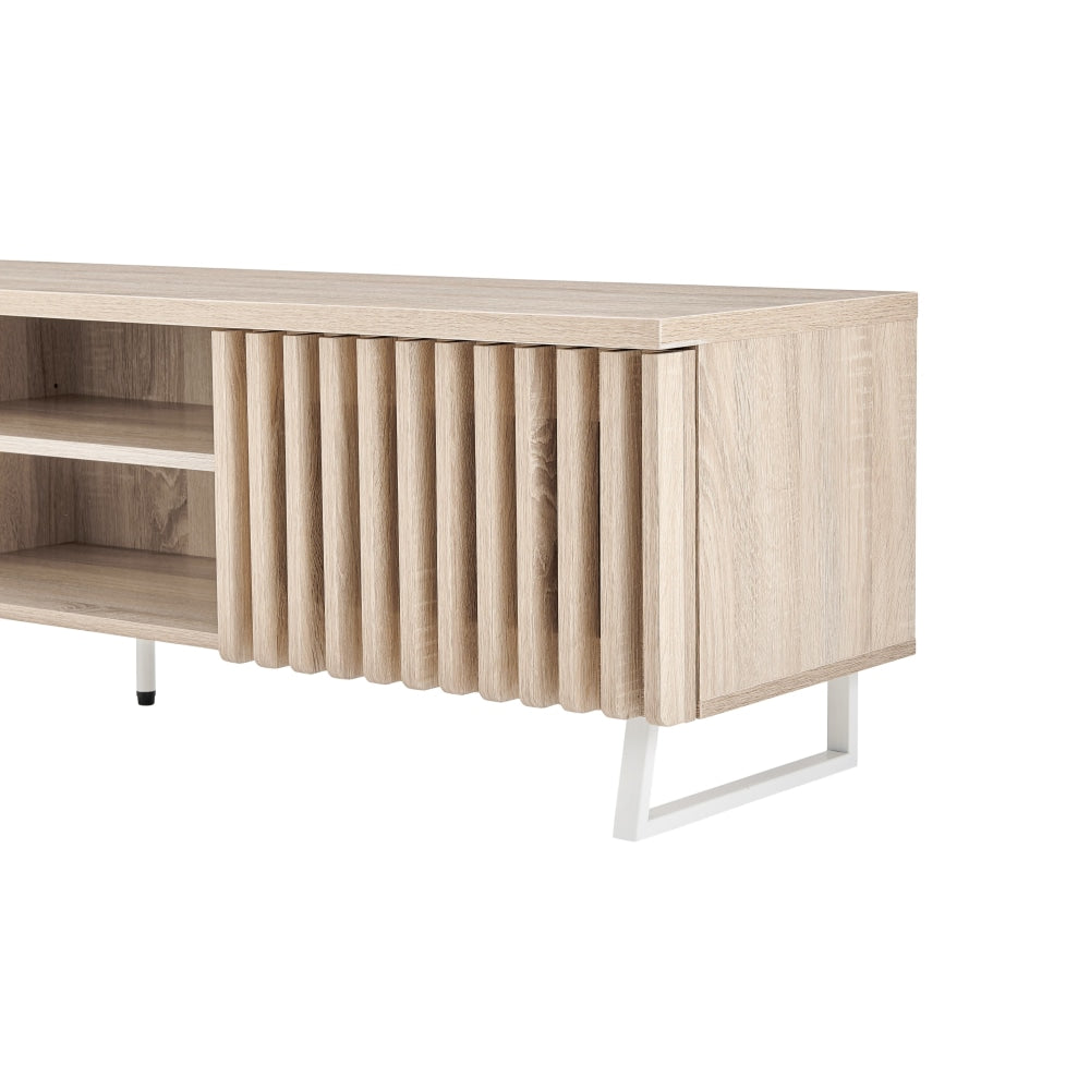 Manila Lowline Entertainment Unit TV Stand Storage Cabinet 160cm - Natural Fast shipping On sale