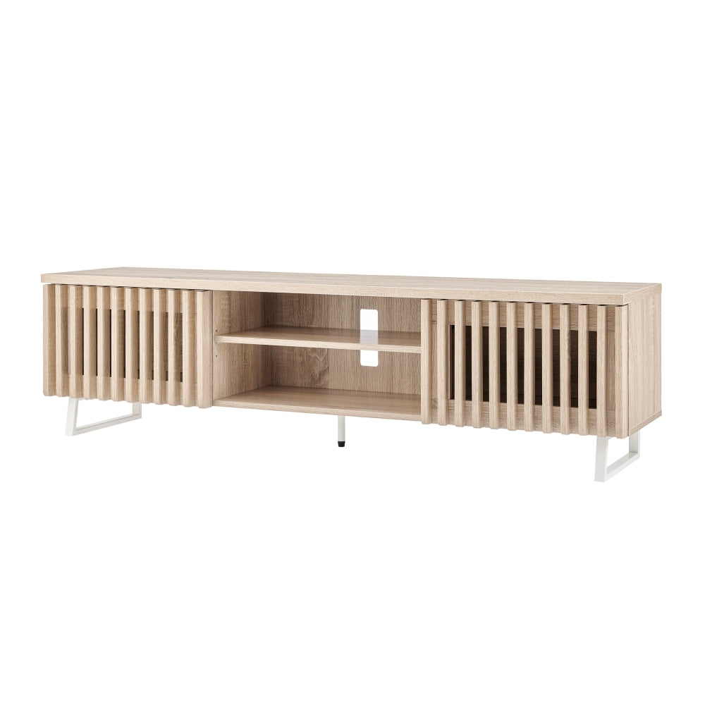 Manila Lowline Entertainment Unit TV Stand Storage Cabinet 160cm - Natural Fast shipping On sale