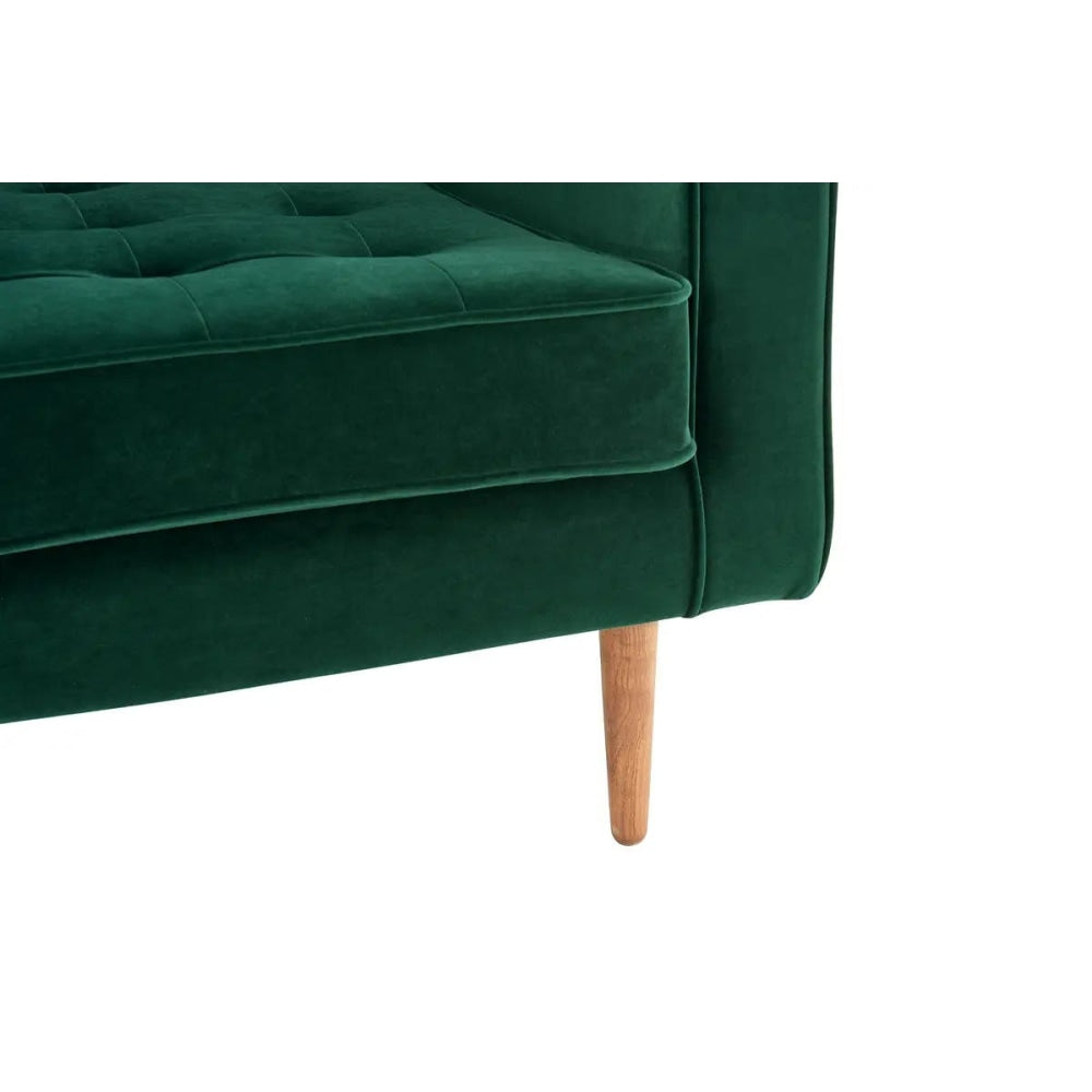 Marcella Velvet Fabric Relaxing Accent Lounge Armchair - Green Chair Fast shipping On sale