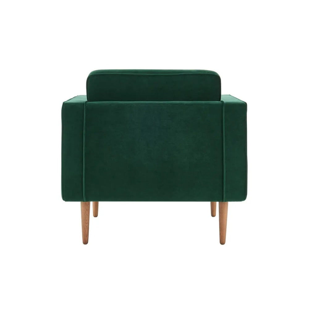 Marcella Velvet Fabric Relaxing Accent Lounge Armchair - Green Chair Fast shipping On sale