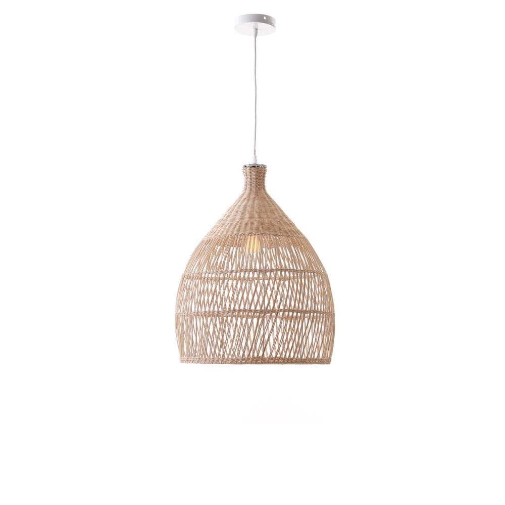 Marie Rattan Modern Elegant Pendant Lamp Ceiling Light - White Fast shipping On sale