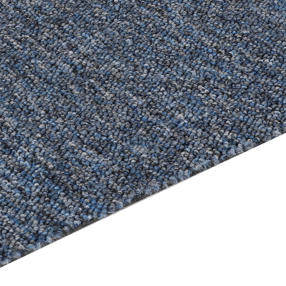 Marlow 20x Carpet Tiles 5m2 Box Heavy Commercial Retail Office Premium Flooring Blue Rug Fast shipping On sale