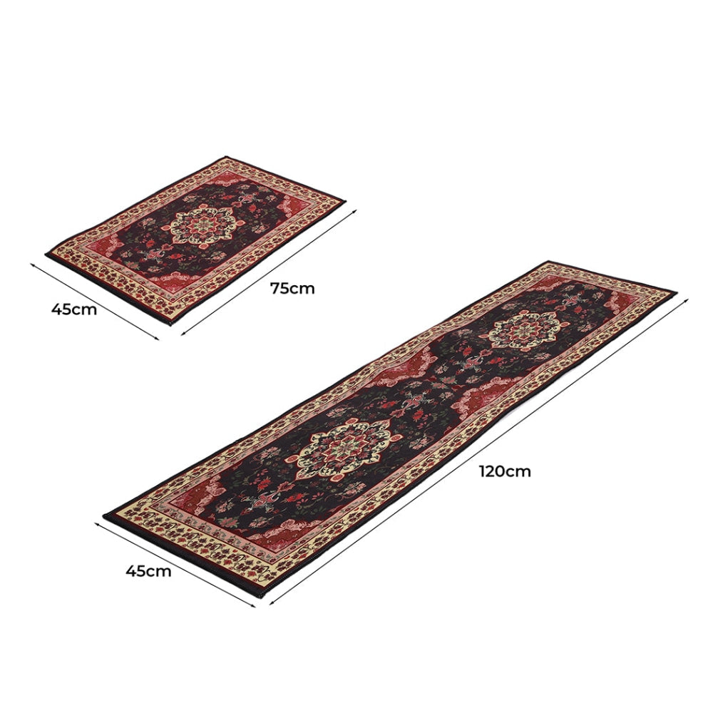 Marlow 2x Kitchen Mat Floor Rugs Area Carpet Non-Slip Door 45x120cm /45x75cm Rug Fast shipping On sale
