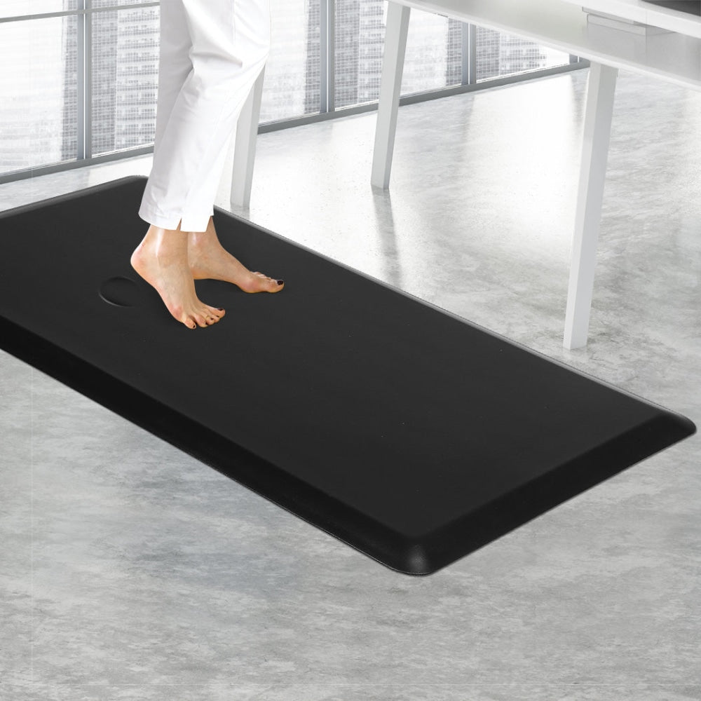 Marlow Anti Fatigue Mat Standing Desk Rug Kitchen Home Office Foam Black 51x99 Fast shipping On sale