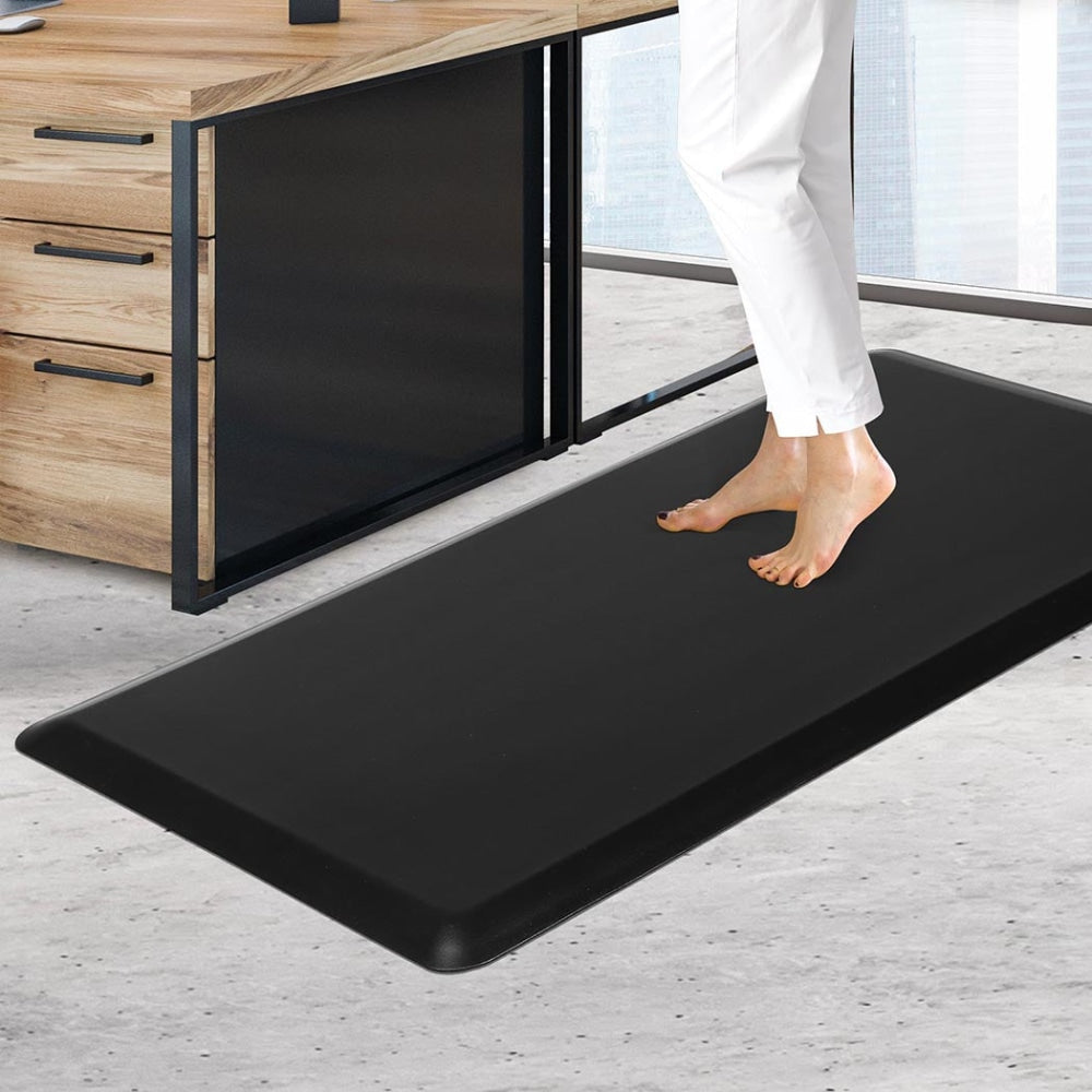 Marlow Anti Fatigue Mat Standing Desk Rug Kitchen Home Office Foam Black 51x99 Fast shipping On sale