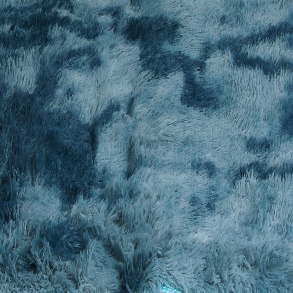 Marlow Floor Rug Shaggy Rugs Soft Large Carpet Area Tie-dyed 80x120cm Blue Fast shipping On sale