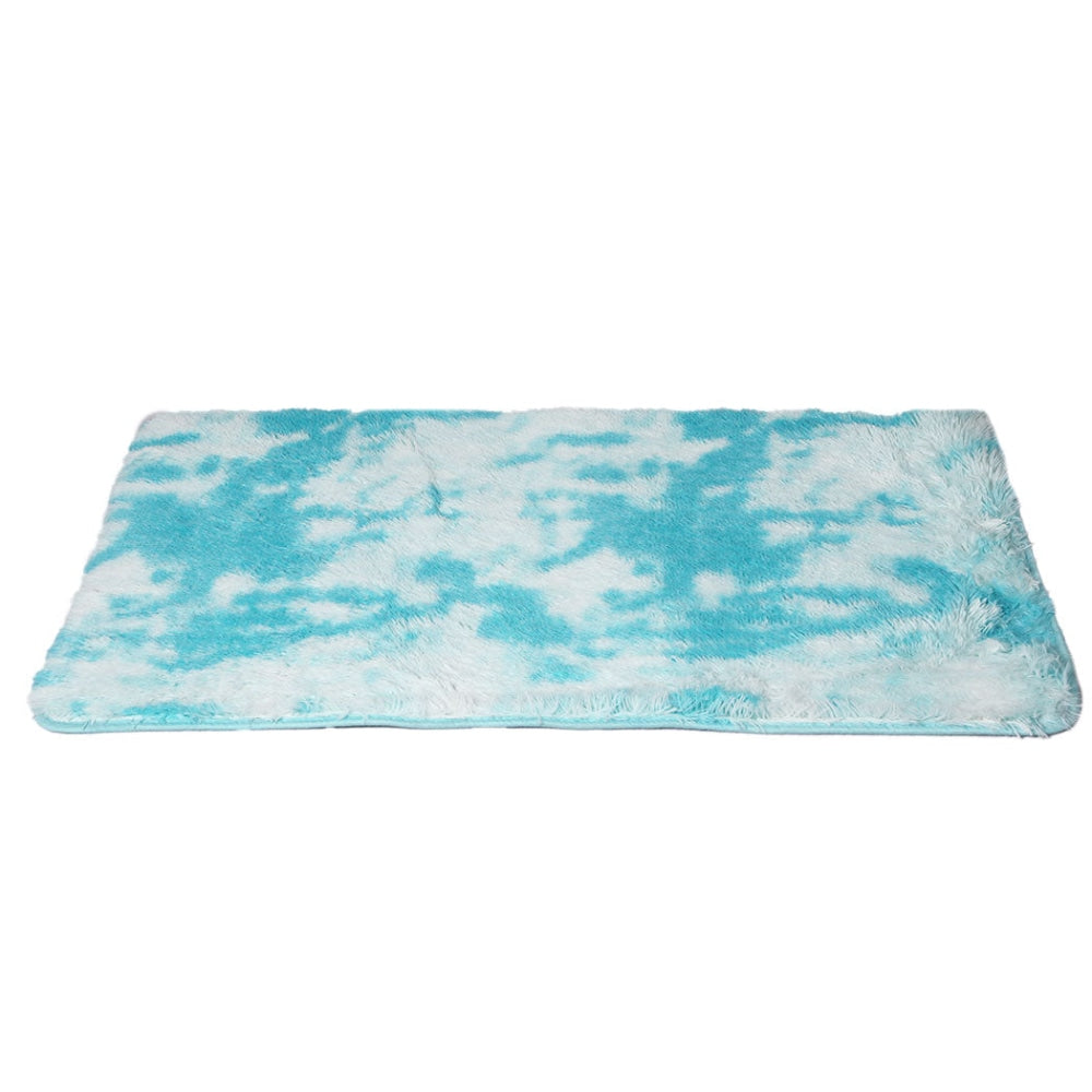 Marlow Floor Rug Shaggy Rugs Soft Large Carpet Area Tie-dyed Maldives 200x230cm Fast shipping On sale