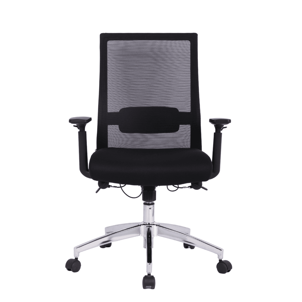 Marrett Mesh Back Fabric Seat Task Office Desk Chair - Black Fast shipping On sale