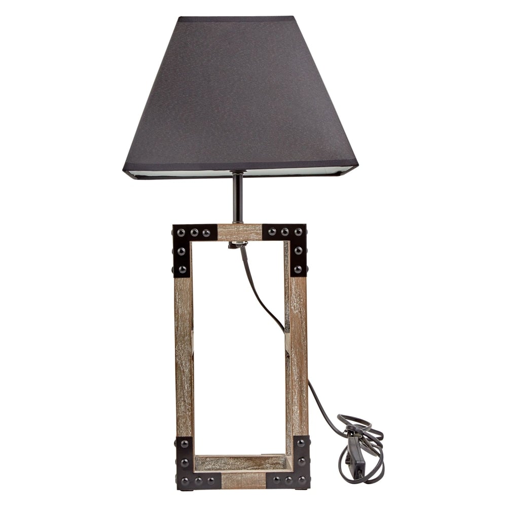 Mather Classic Square Table Lamp - Black Fast shipping On sale