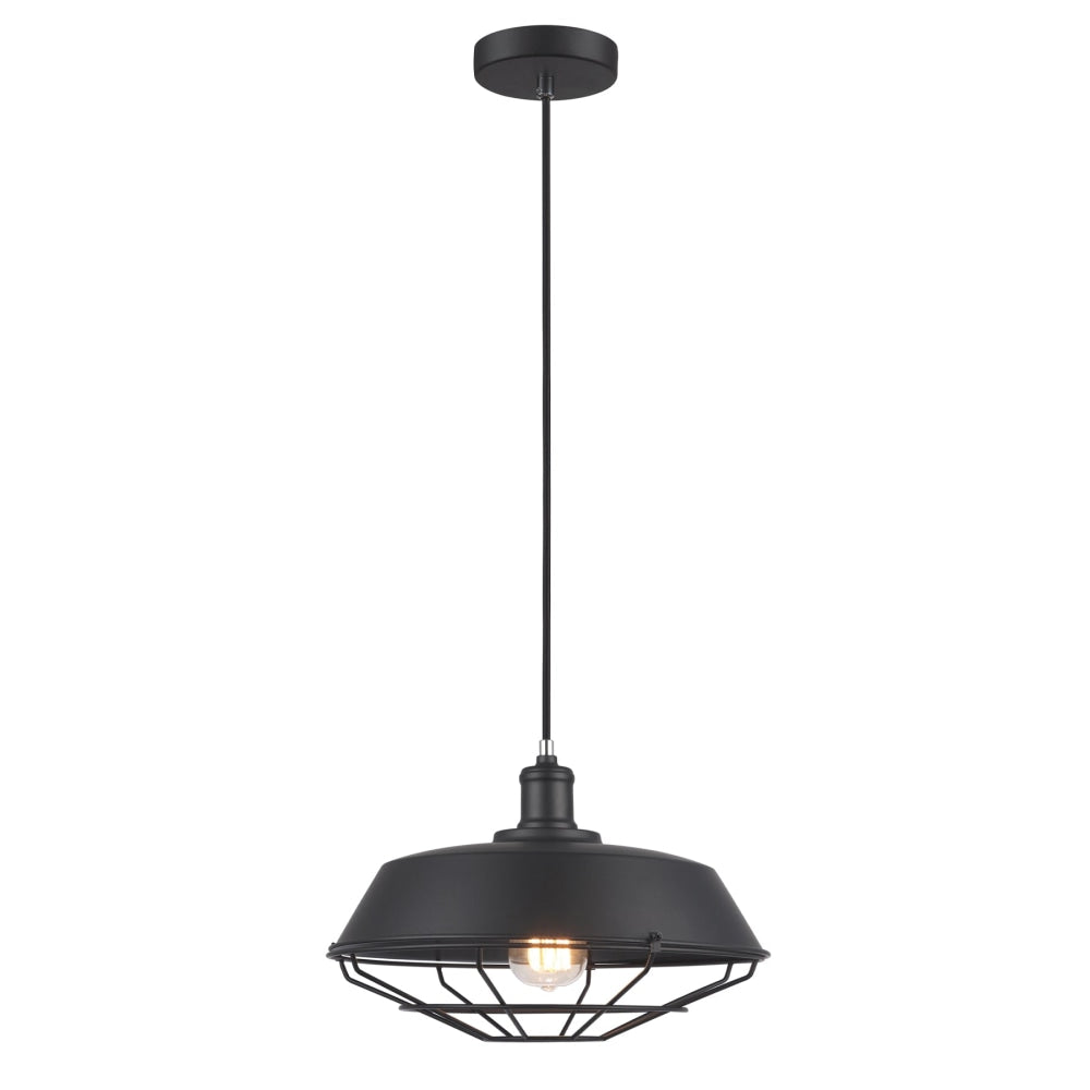 MATRIX Pendant Lamp Light Interior ES Black Dome with Cage OD360mm Fast shipping On sale