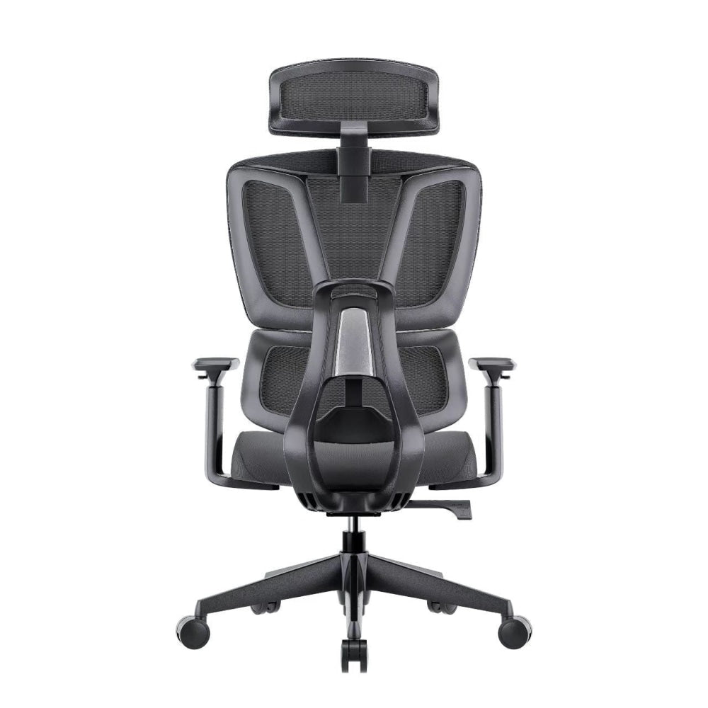 MECCA Ergonomic Double Mesh Back & Fabric Seat Manager Computer Office Task Chair - Black Fast shipping On sale