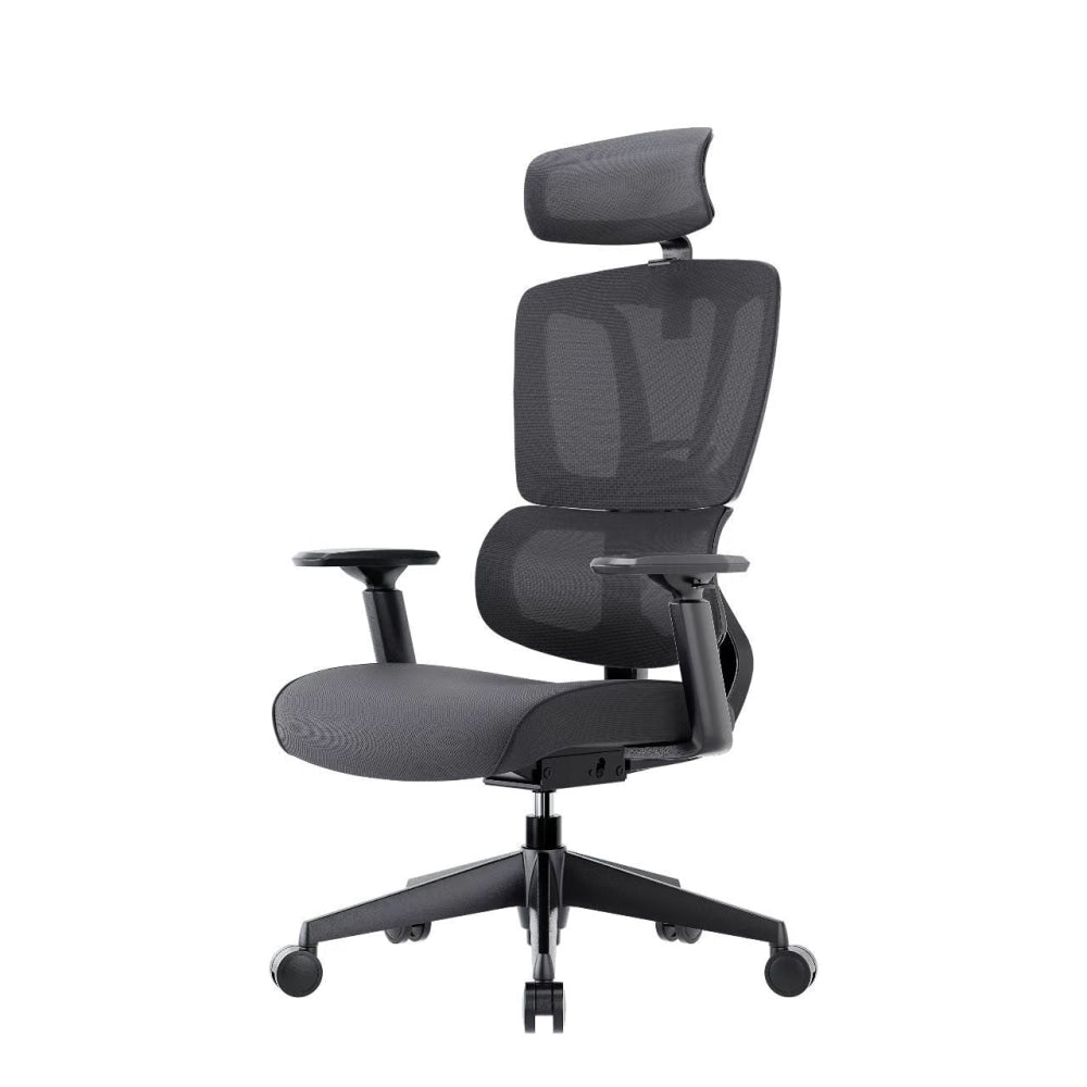 MECCA Ergonomic Double Mesh Back & Fabric Seat Manager Computer Office Task Chair - Black Fast shipping On sale