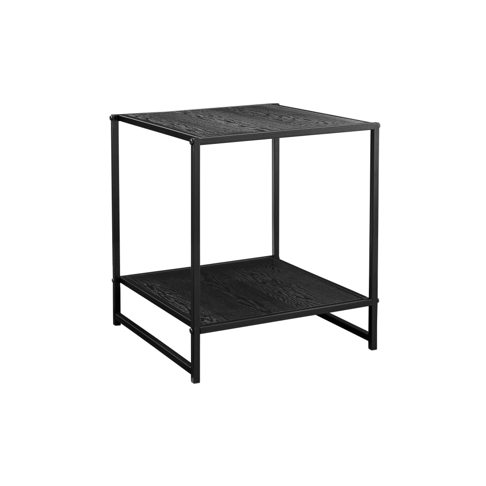 Metal End Lamp Side Table - Black Fast shipping On sale