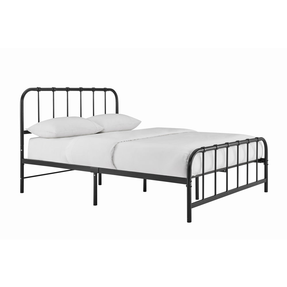 Milan Metal Bed Frame - Black Double / Fast shipping On sale