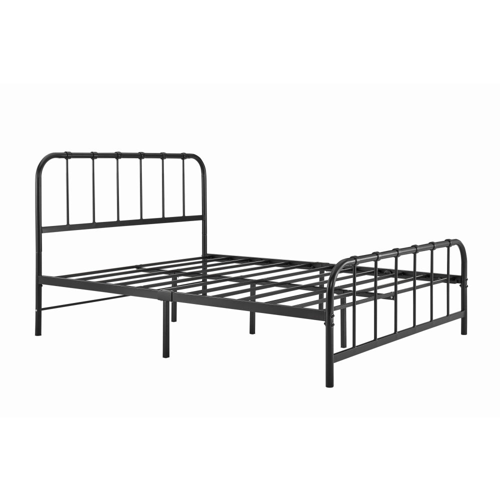 Milan Metal Bed Frame - Black Double / Fast shipping On sale