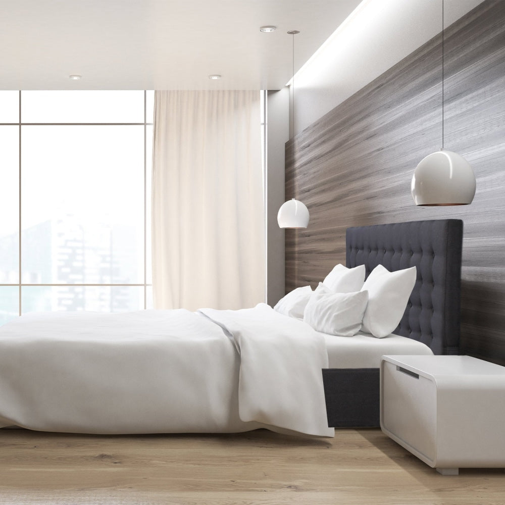 Milano Decor Eden Gas Lift Bed - Dark Grey - Single Frame Fast shipping On sale