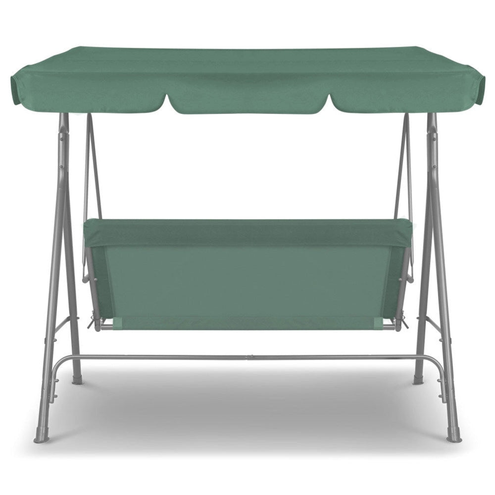 Milano Outdoor Steel Swing Chair - Dark Green (1 Box) Furniture Fast shipping On sale