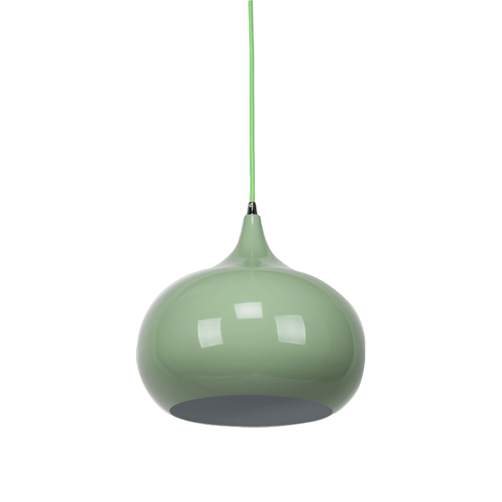 Mini Kirby Inverted Bowl Metal Pendant Light Lamp - Green Fast shipping On sale