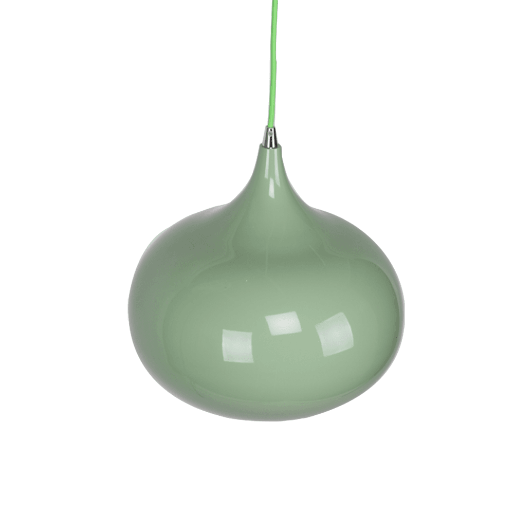 Mini Kirby Inverted Bowl Metal Pendant Light Lamp - Green Fast shipping On sale