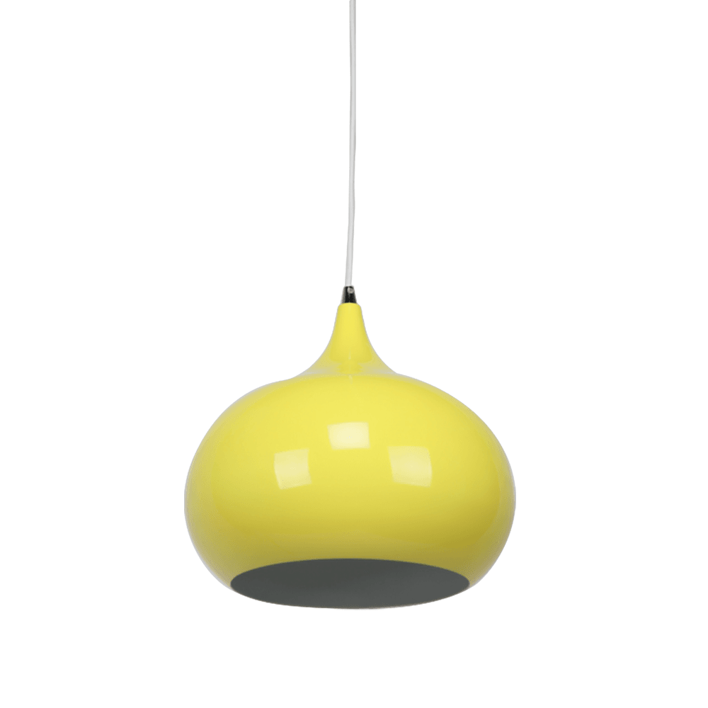 Mini Kirby Inverted Bowl Metal Pendant Light Lamp - Luminous Yellow Fast shipping On sale