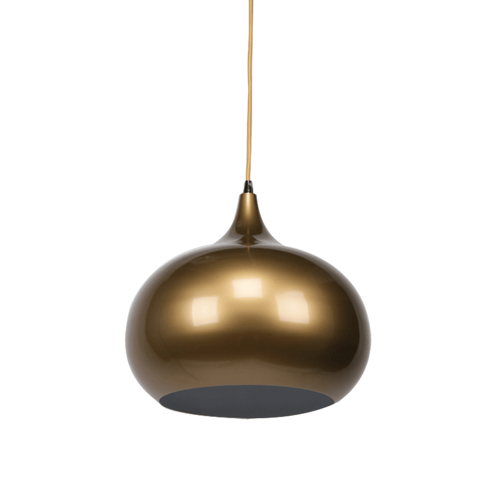 Mini Kirby Inverted Bowl Metal Pendant Light Lamp - Pearl Gold Fast shipping On sale