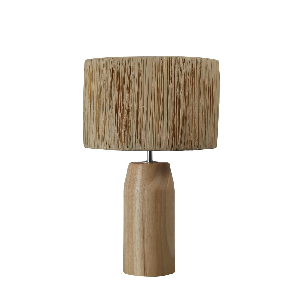 Minnie Aesthetic Raffia Shade Table Lamp Light Natural Fast shipping On sale