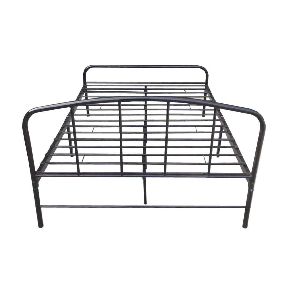 Metal Bedframe Double Size Country Style - Black Bed Frame Fast shipping On sale