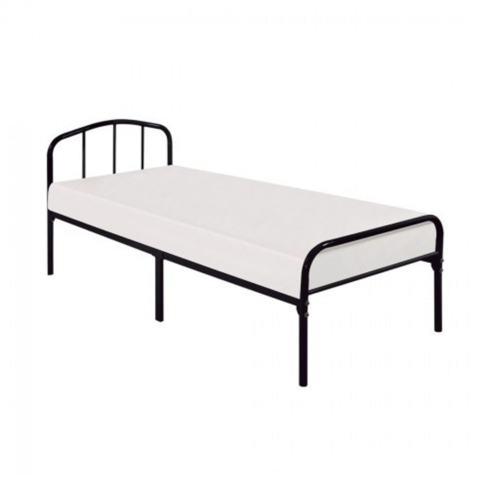 Metal Bedframe Single Size Country Style - Black Bed Frame Fast shipping On sale