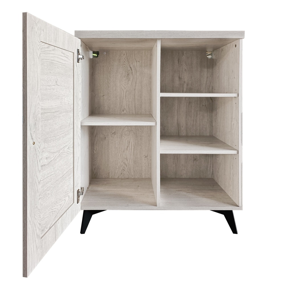 Miyake Multi-Purpose Low Cupboard Storage Cabinet W/ 1-Door - Urban Snow Fast shipping On sale