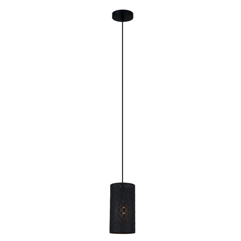 MODELLO Pendant Lamp Light Interior ES Embossed Black Oblong OD130mm Fast shipping On sale