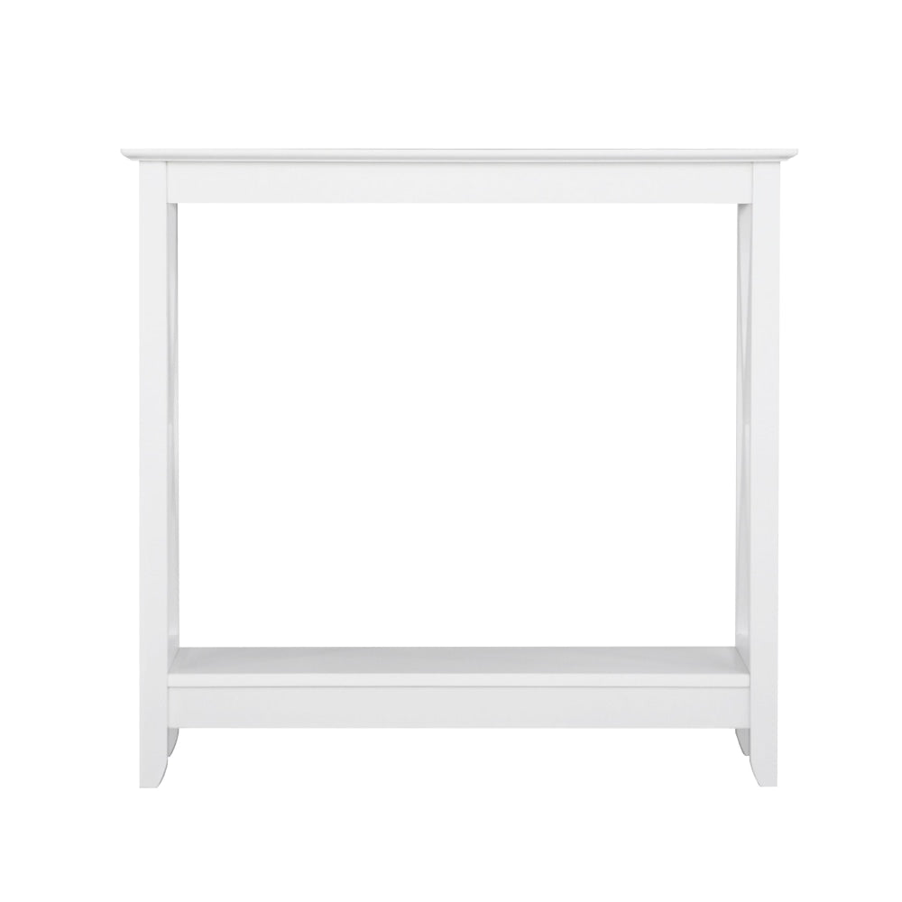 Isnelda Modern Stylish Wooden Hallway Console Hall Table Desk - White Fast shipping On sale