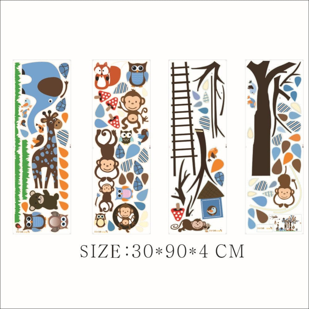 Monkeys in the Tree Wall Sticker Decoration Decor Fast shipping On sale