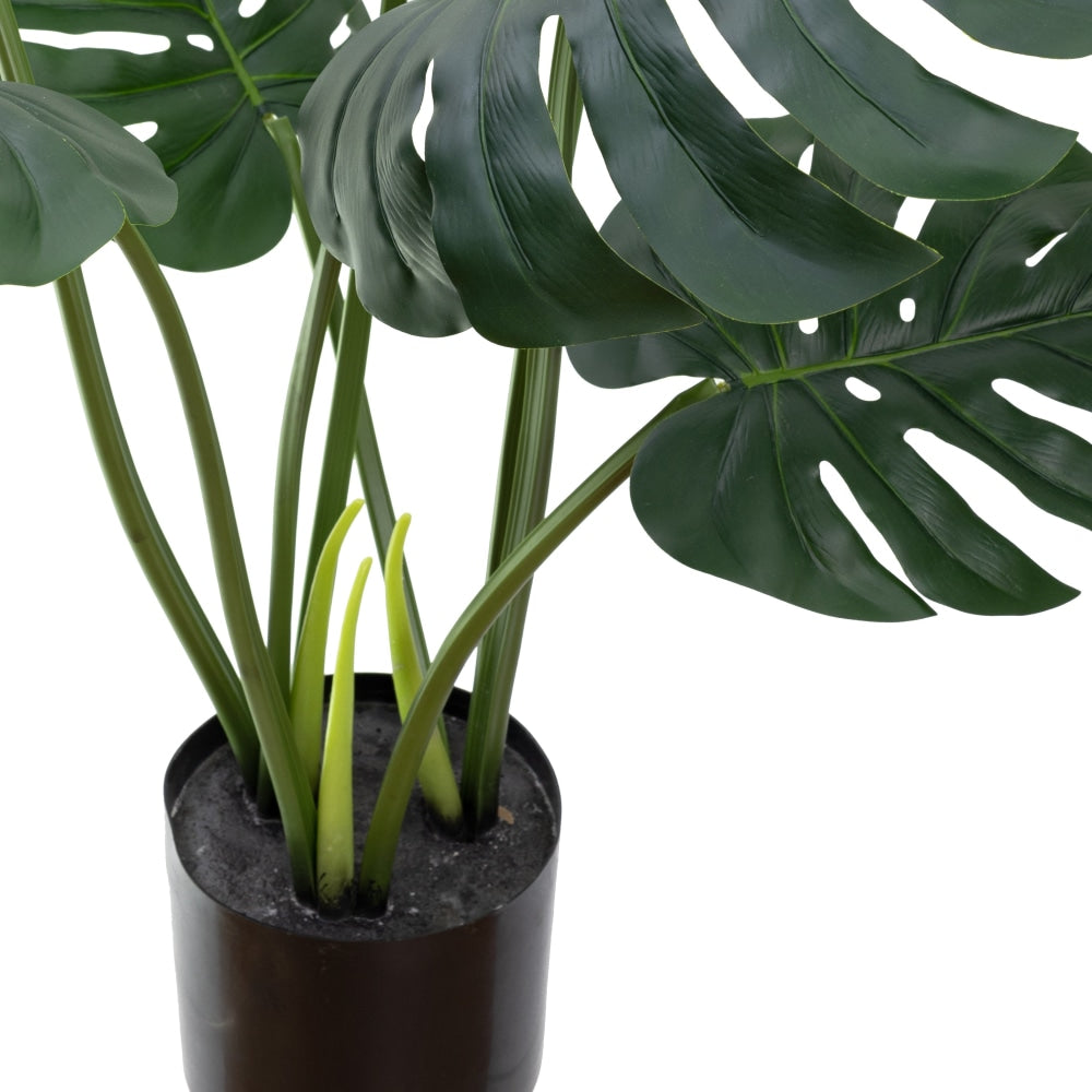 Monstera Vine Artificial Fake Plant Decorative Arrangement 90cm Green Fast shipping On sale
