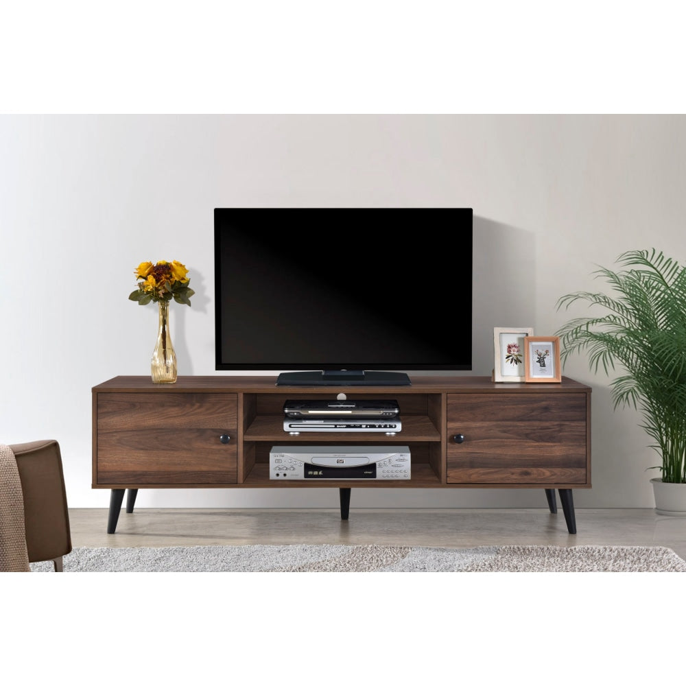 Moose Lowline Industrial Entertainment Unit TV Stand 150cm - Columbia Brown Fast shipping On sale