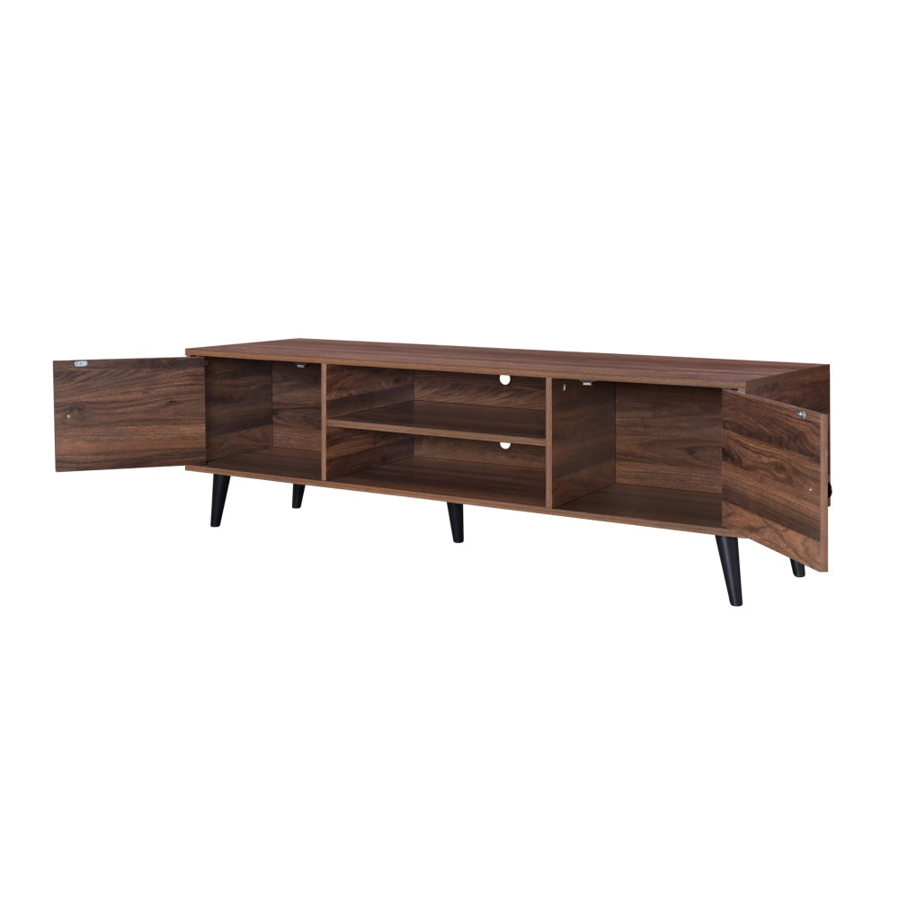 Moose Lowline Industrial Entertainment Unit TV Stand 150cm - Columbia Brown Fast shipping On sale