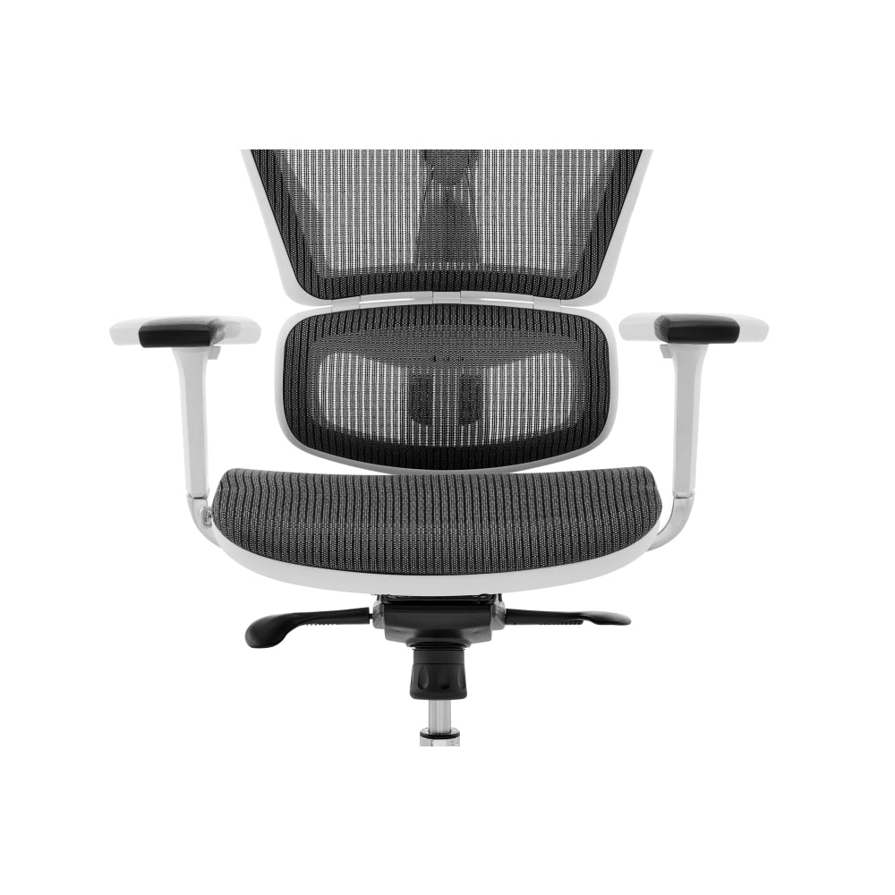 Morgan Office Computer Work Task Chair - White Frame/ Grey Fast shipping On sale