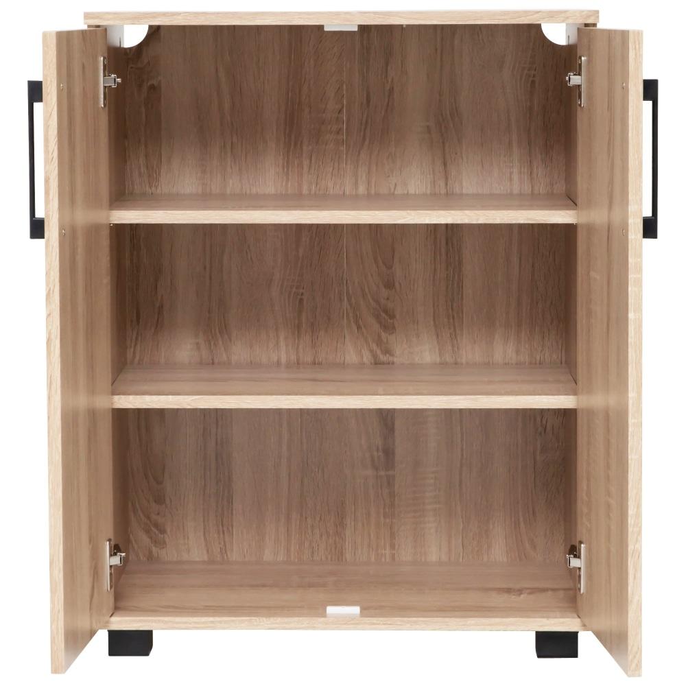 Murray 2 - Door Multi - Purpose Cupboard Lowboy Storage Cabinet - Light Sonoma Oak Fast shipping On sale