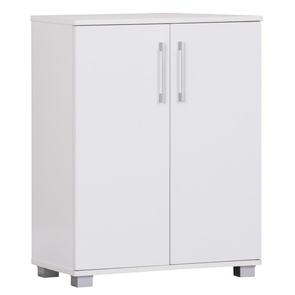 Murray 2-Door Multi-Purpose Cupboard Lowboy Storage Cabinet - White Fast shipping On sale